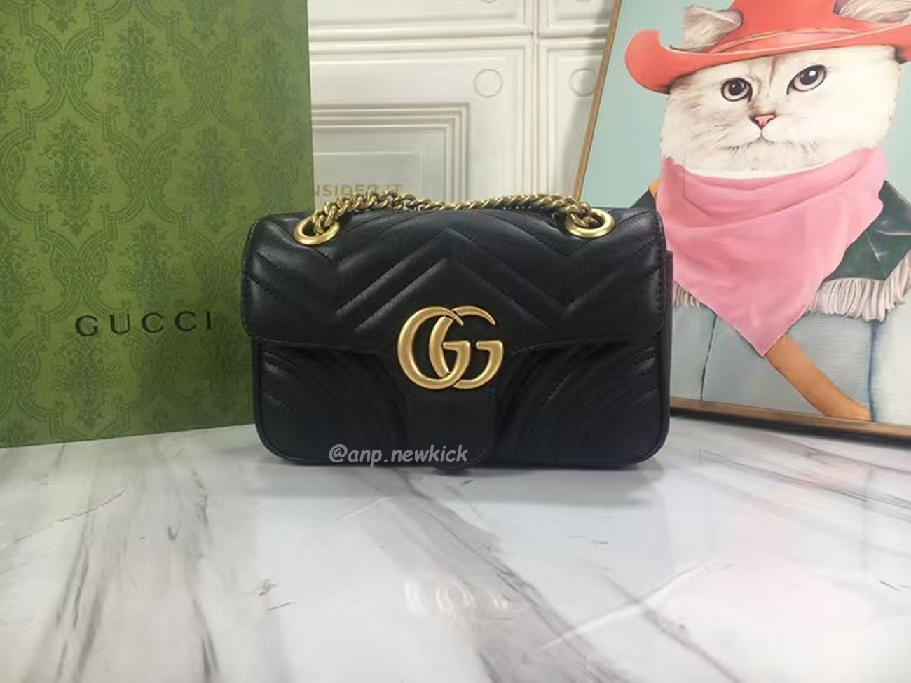 Gucci Gg Marmont Mini Shoulder Bag (6) - www.newkick.vip